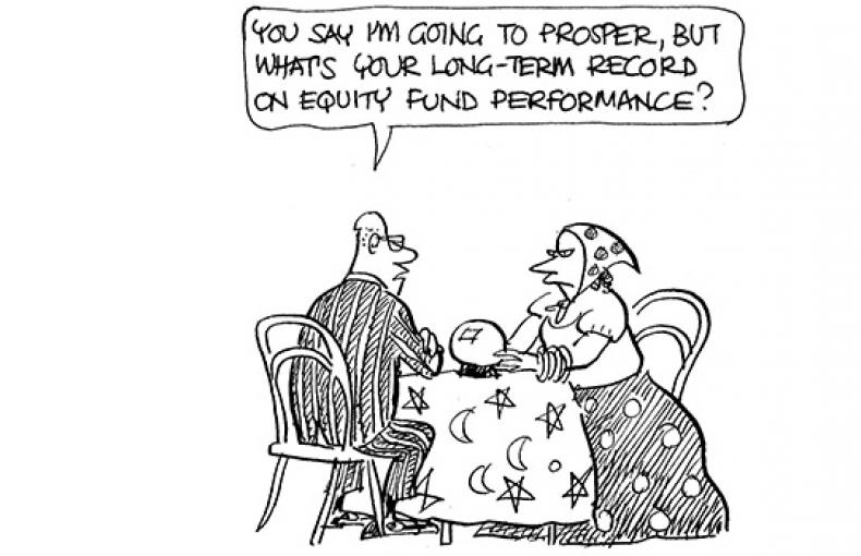 Fortune Teller Long Term Equity Performance cartoon