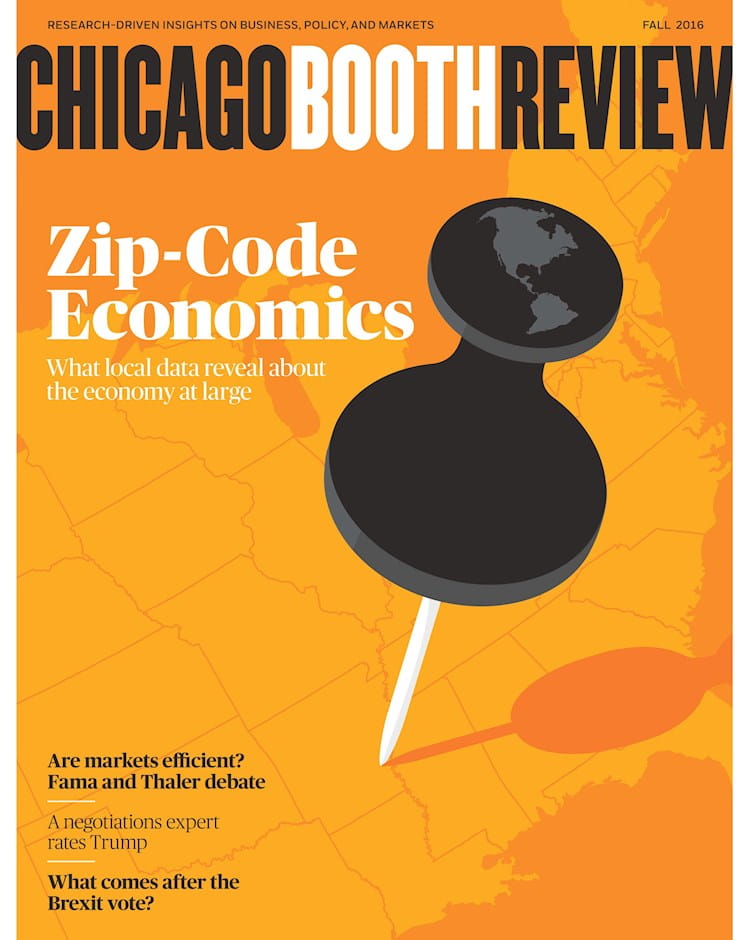 Chicago Booth Review Issue Cover | Fall 2016